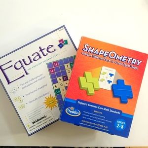 Math games- Equate and Shapeometry